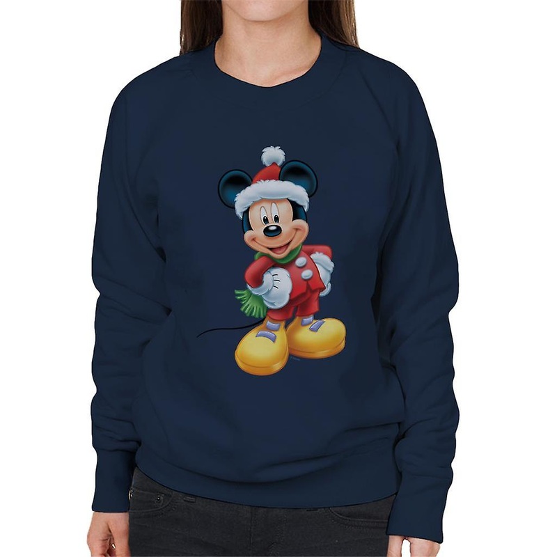Disney Christmas Mickey Mouse Festive Attire Women’s Sweatshirt