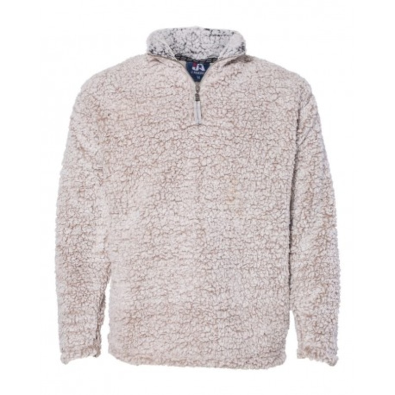J. America 8454 Sherpa Quarter-Zip Pullover | J. America 8454