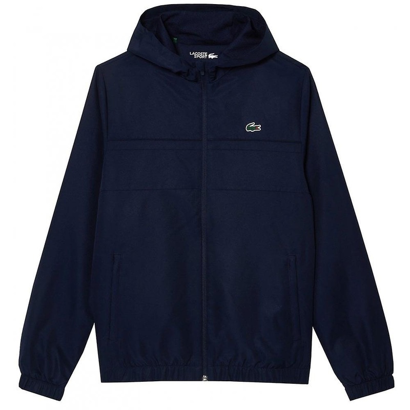 Men’s Lacoste Menswear Lacoste Men’s Navy Blue Lacoste Zipped Hooded Sport Jacket