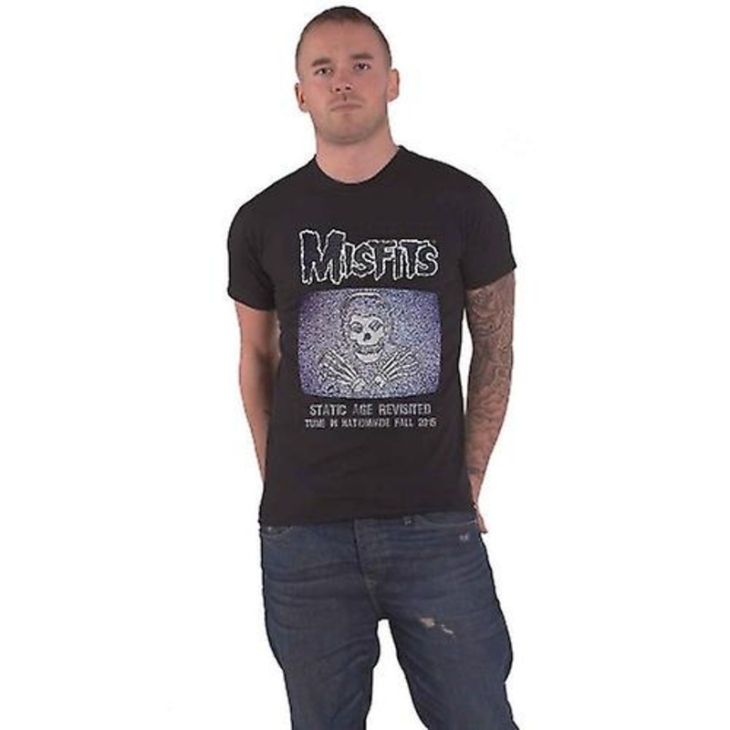 Misfits Unisex Adult Static Cotton T-Shirt