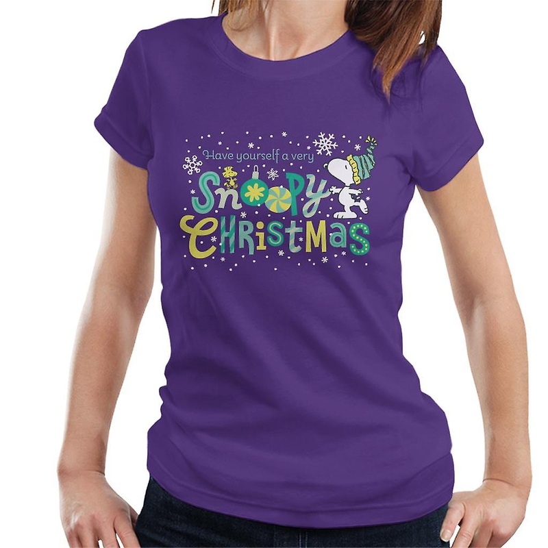 Peanuts Christmas Have Yourself A Very Snoopy Xmas Women’s T-Shirt