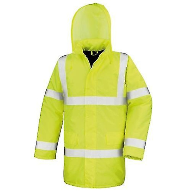 Result Core High-Viz Motorway Coat (Waterproof & Windproof) (Pack of 2)