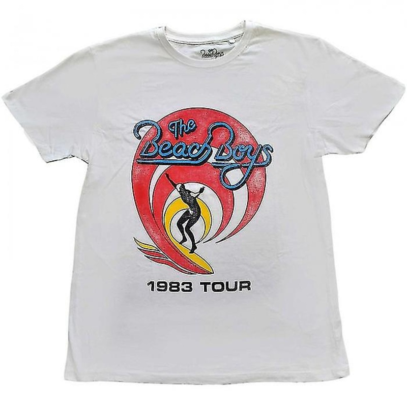 The Beach Boys Unisex Adult Surfer ’83 Vintage Cotton T-Shirt
