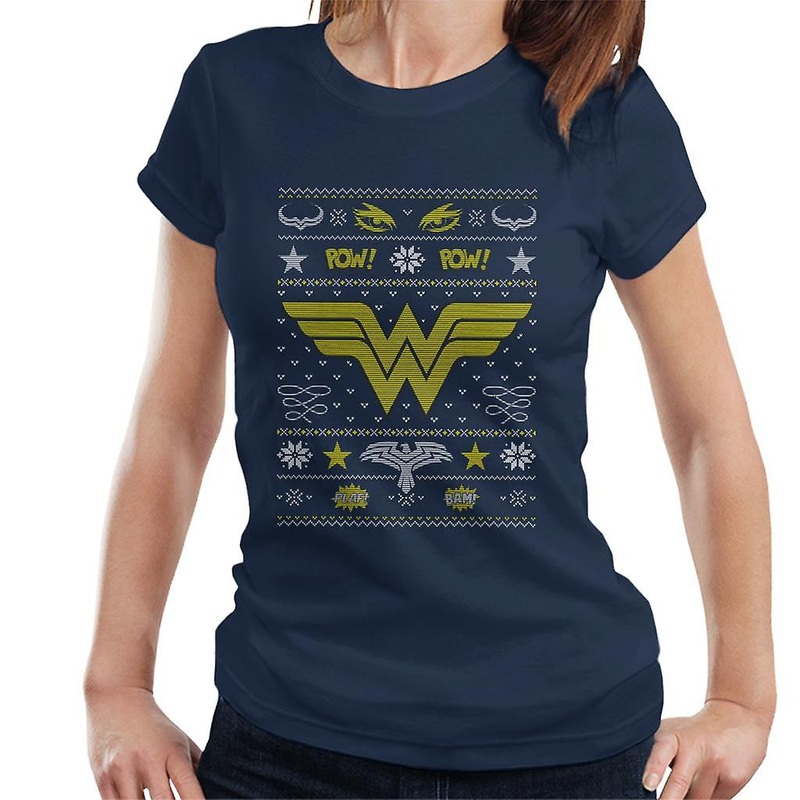 Wonder Woman Christmas Pow Pow Women’s T-Shirt