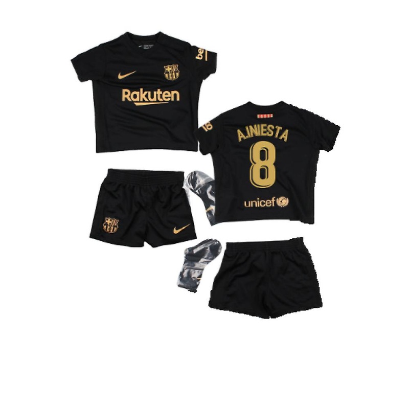 2020-2021 Barcelona Away Baby Kit (A.INIESTA 8)