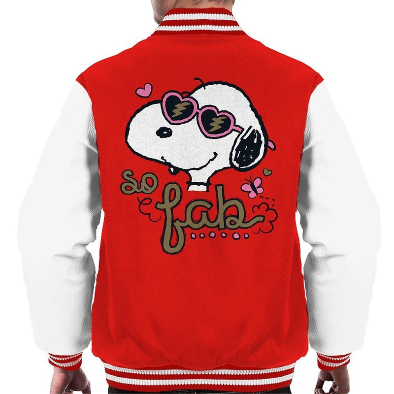 Peanuts Snoopy So Fab Men’s Varsity Jacket