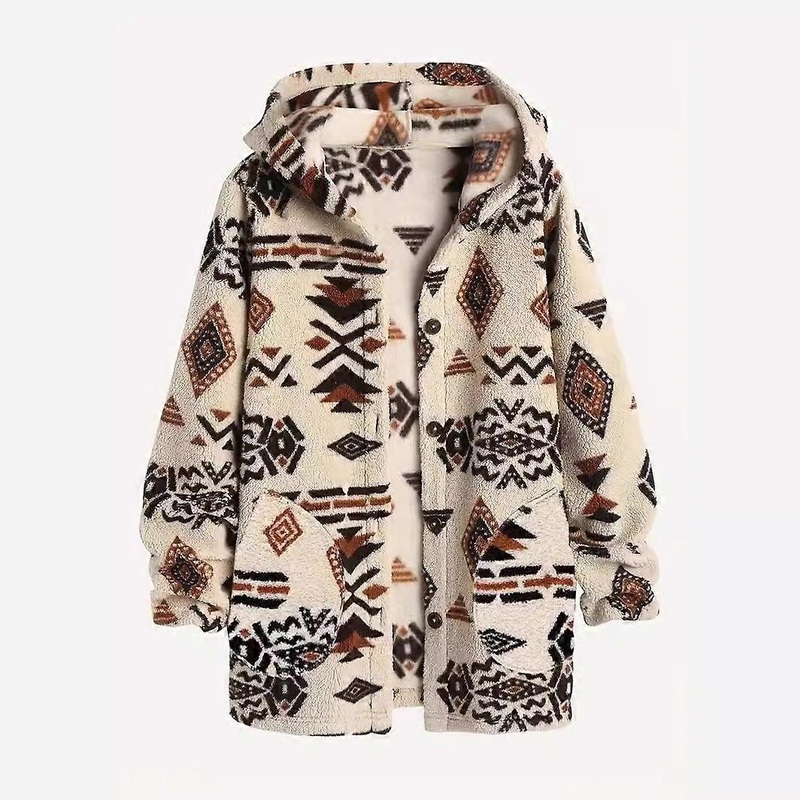 Womens  Fleece Hoodie Jacket,  Casual Sherpa Coats Warm Outwear