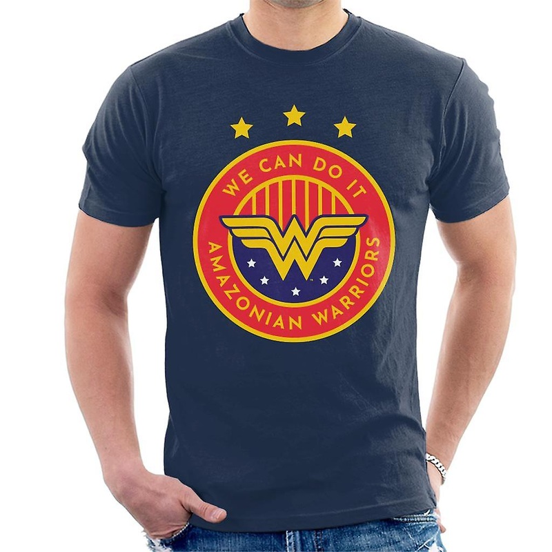 Wonder Woman Sports We Can Do It Amazonian Warriors Men’s T-Shirt