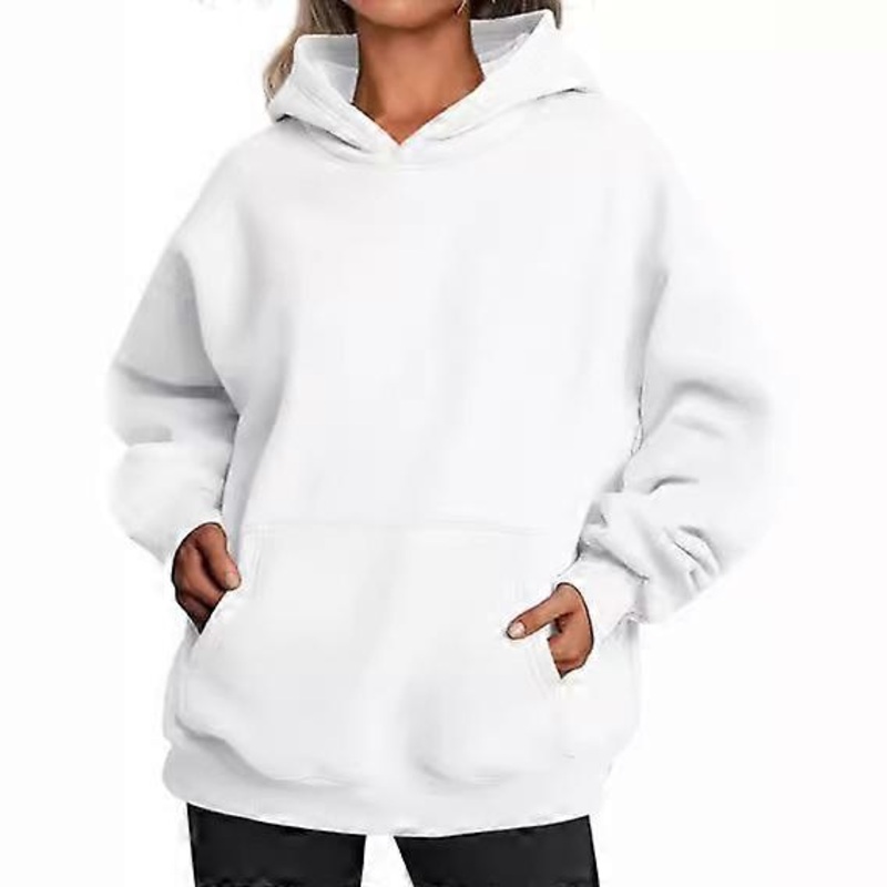 Womens loose Hoodies Sweatshirts Long Sleeve Pullover