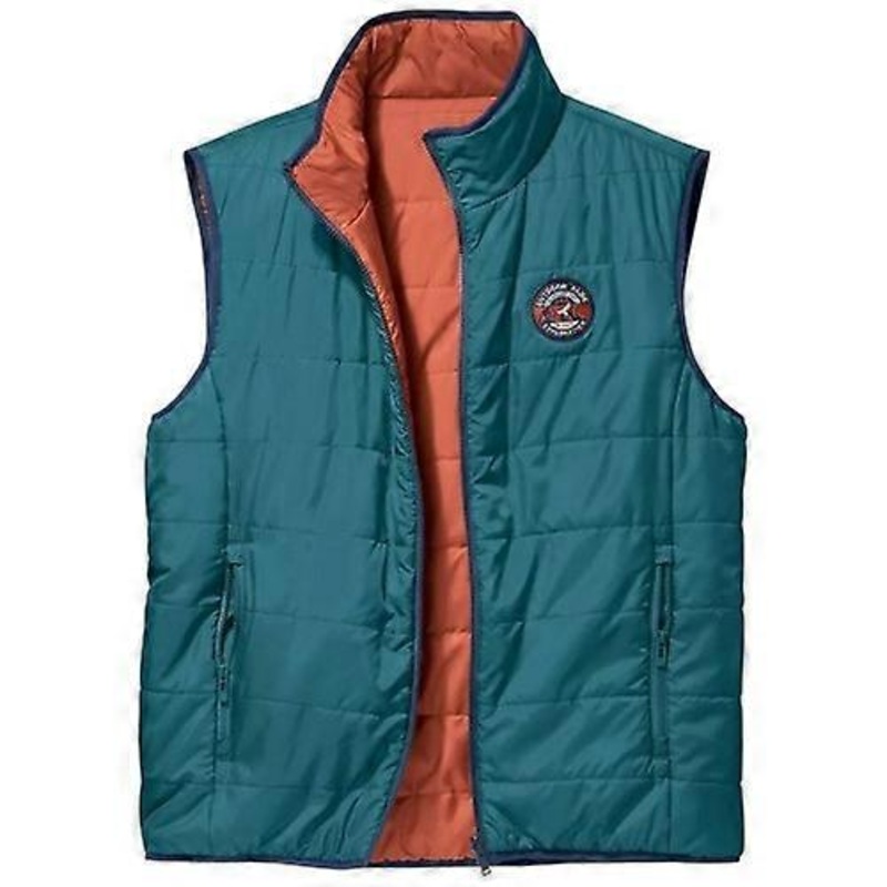 Atlas For Men Mens Reversible Padded Sleeveless Gilet