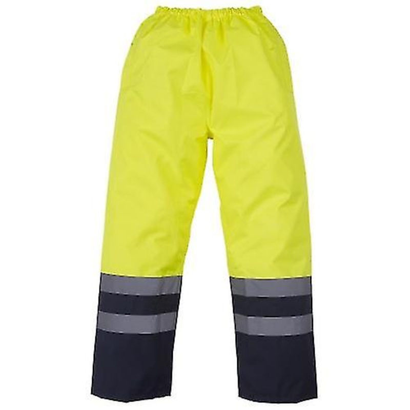 Yoko Mens Hi Vis Waterproof Overtrousers (Pack of 2)