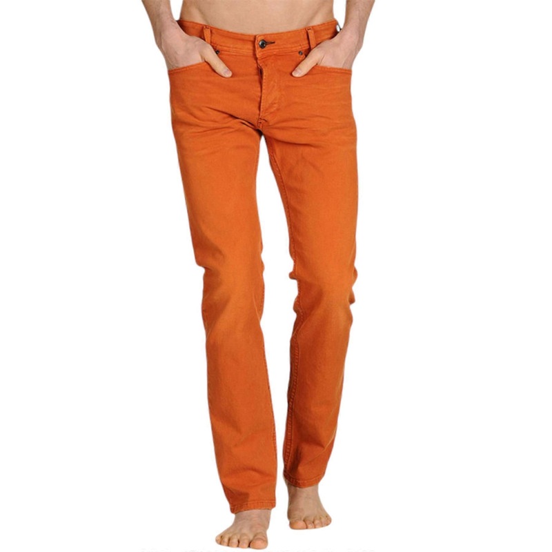 Diesel Iakop 0111d Mens Jeans Regular Slim Fit Cotton Stretc