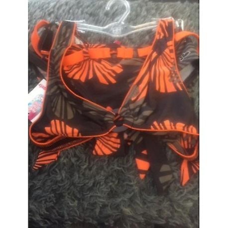 59/      U.s Size  L  Floral Belted Women Vintage New  Bikini  Gift  Retro  Free Shipping