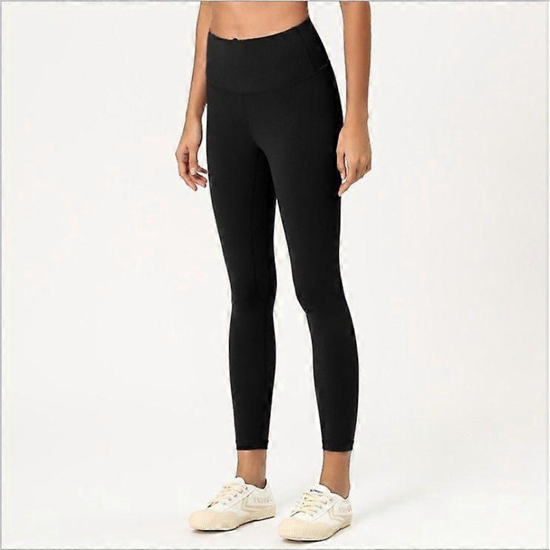 Womens Sweatpants High Waist Solid Color Hip Lifting Exercise Fitness Tight Yoga Pants Leggings Black
