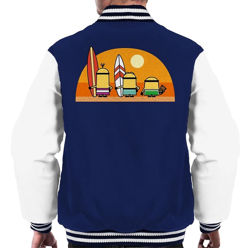 Despicable Me Minions Surfing Sunset Men’s Varsity Jacket