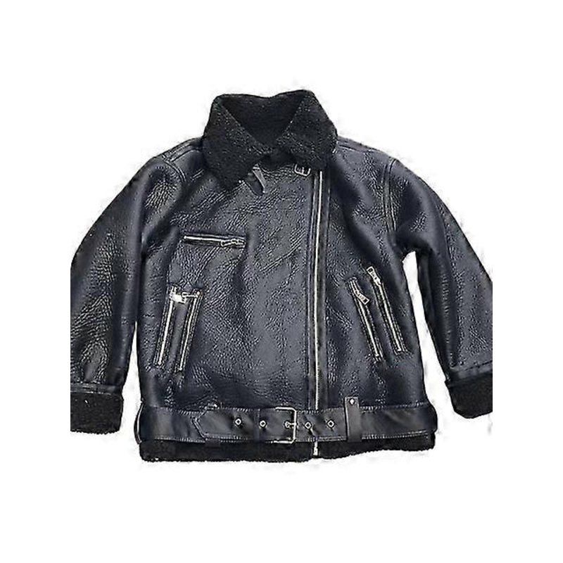 Autumn Winter Women Faux Lamb Fur Thick Warm Jacket With Belt Streetwear Female Zipper Loose Moto Biker Coat Outwear Coats Jackets