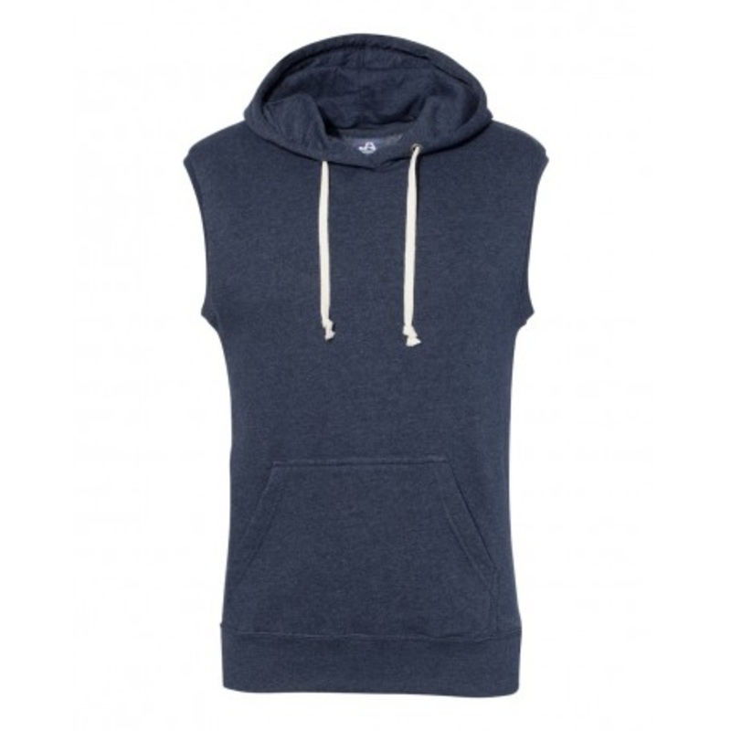 J. America 8877 Triblend Sleeveless Hooded Sweatshirt | J. America 8877