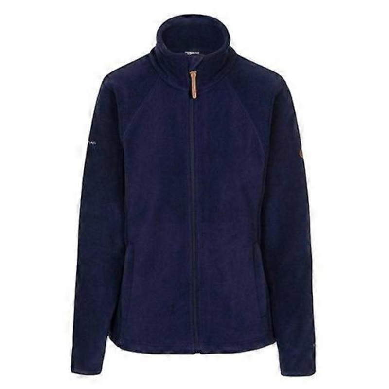 Trespass Womens/Ladies Trouper Leather Trim Full Zip Fleece Jacket