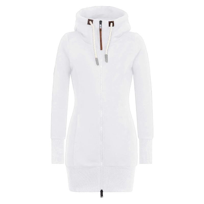 Women’s Sweat Jacket, Zip Hoodie, Transition Jacket with Hood, Large Sizes