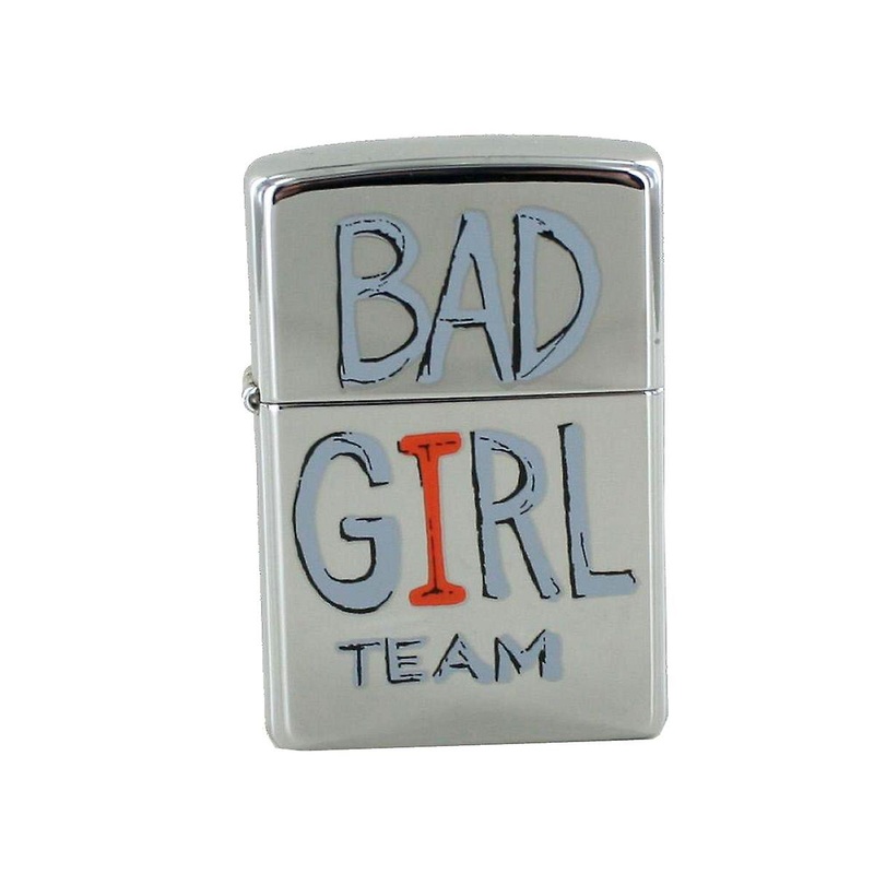 Zippo Lighter Model 250 BAD GIRL TEAM
