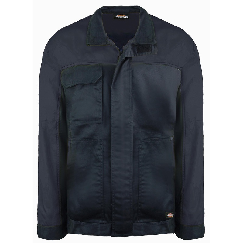 Dickies Long Sleeve Navy Blue Mens Everyday Work Wear Jacket ED24 7JK NAVY/BLUE