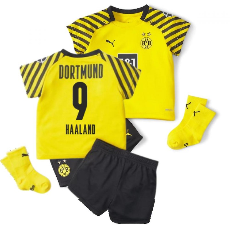 2021-2022 Borussia Dortmund Home Baby Kit (HAALAND 9)