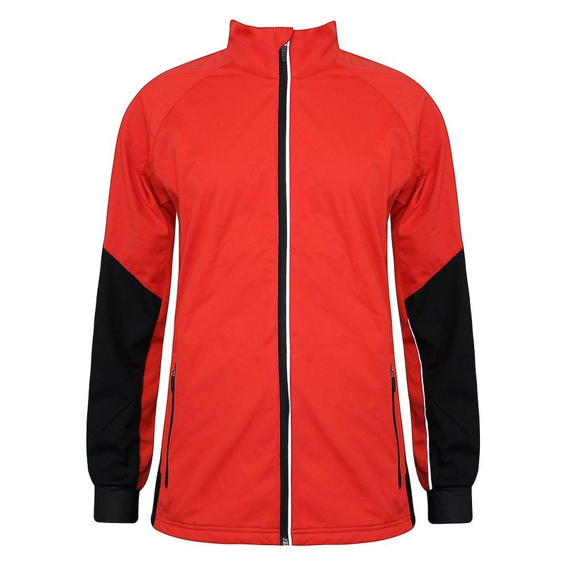 Rossignol Long Sleeve Zip Up Black/Red Womens Moonlight Jacket RLEWJ19 389
