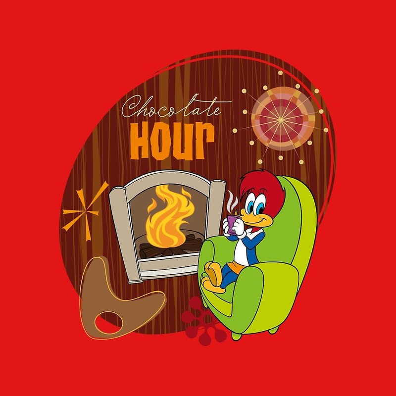 Woody Woodpecker Winnie Woodpecker Chocolate Hour Women’s Sweatshirt