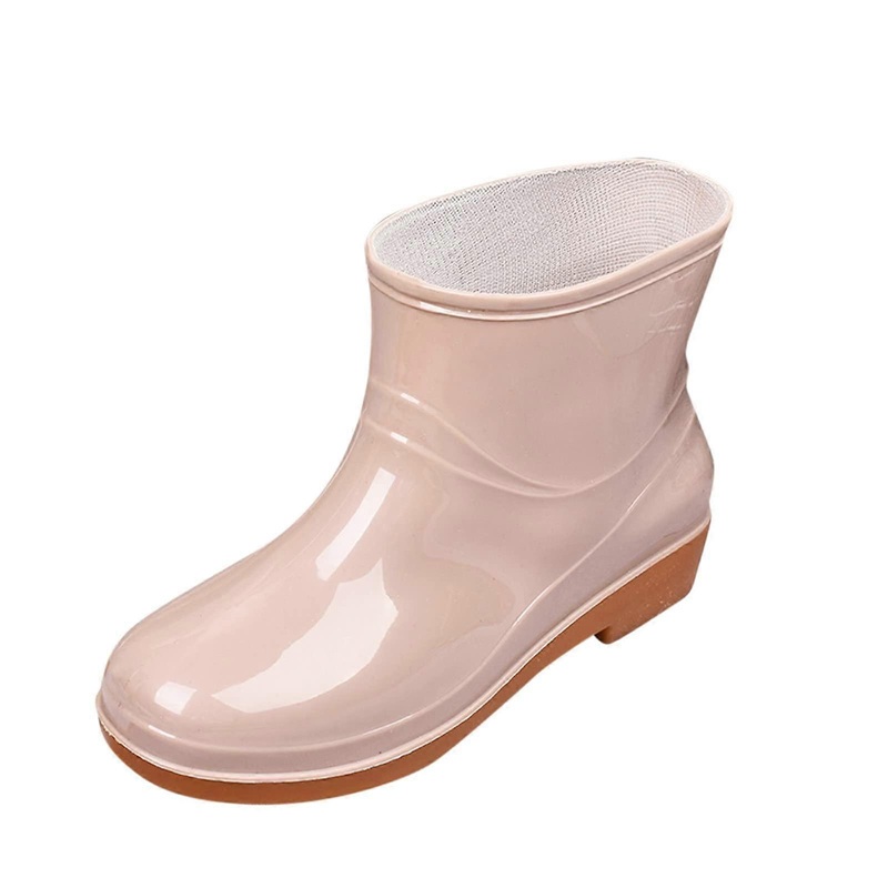 Women’s rain shoes, rain boots, round, women’s boots 37.5 EU Khaki