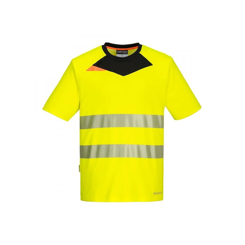 Women’s Portwest DX4 Hi-Vis Short Sleeve T-Shirt DX413