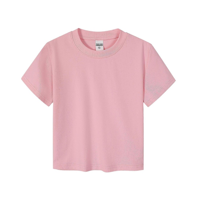 Women’s Spring-Summer American Hot Girl T-Shirt –  Slim Fit, Regular Shoulder, Crop Top, Spandex Yarn