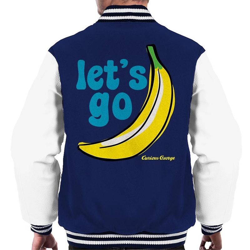 Curious George Let’s Go Banana Men’s Varsity Jacket