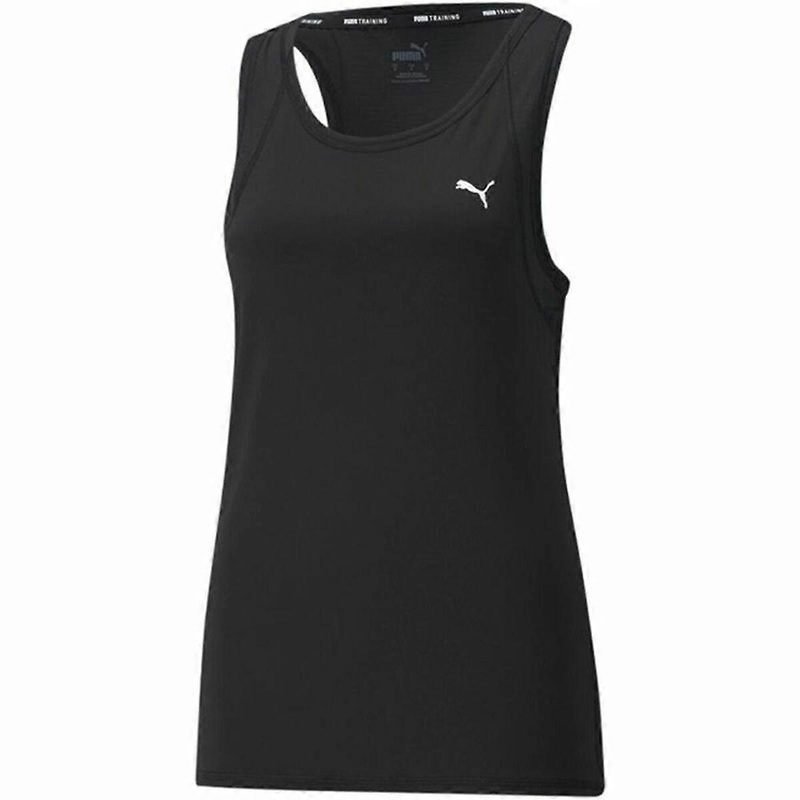Womens Short Sleeve T-Shirt Puma  Favorite Tank  Black