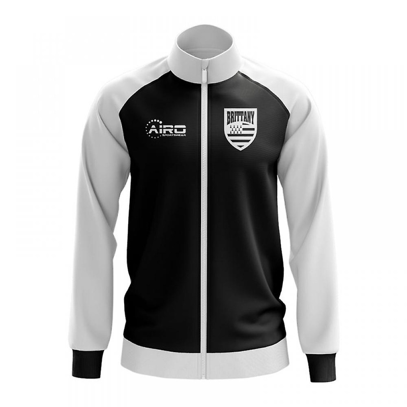 Brittany Concept Football Track Jacket (Black) – Kids
