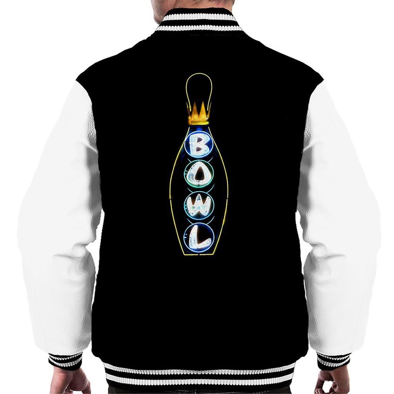 The Big Lebowski Bowl Neon Pin Men’s Varsity Jacket