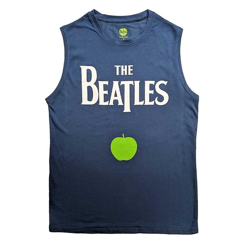 The Beatles Drop T Logo & Apple Muscle Tank