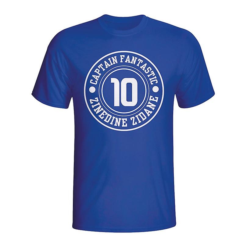 Zinedine Zidane France Captain Fantastic T-shirt (blue) – Kids