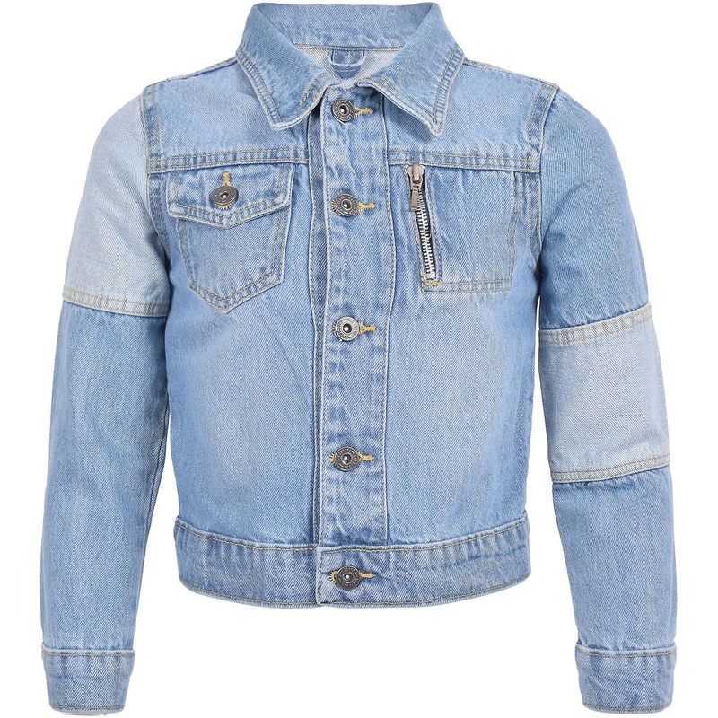 Boys Denim Bomber Jacket