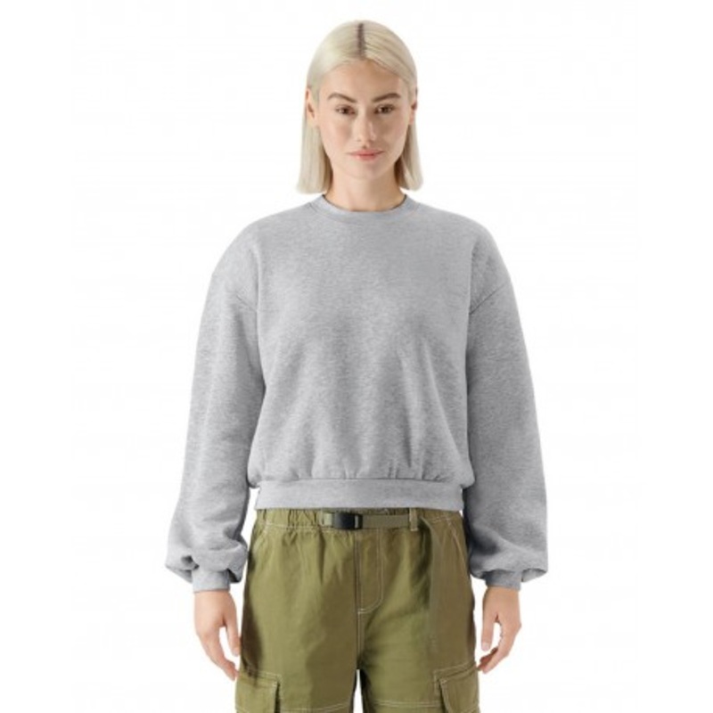 American Apparel RF494 Ladies’ ReFlex Fleece Crewneck Sweatshirt | American Apparel RF494