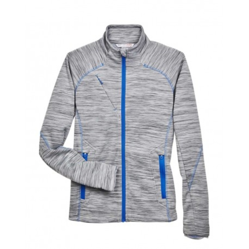 North End 78697 Women’s Flux Melange Bonded Fleece Jacket | North End 78697