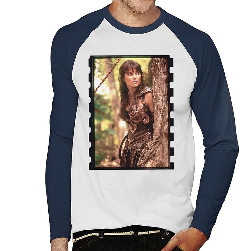 Xena Warrior Princess In The Jungle Men’s Baseball Long Sleeved T-Shirt