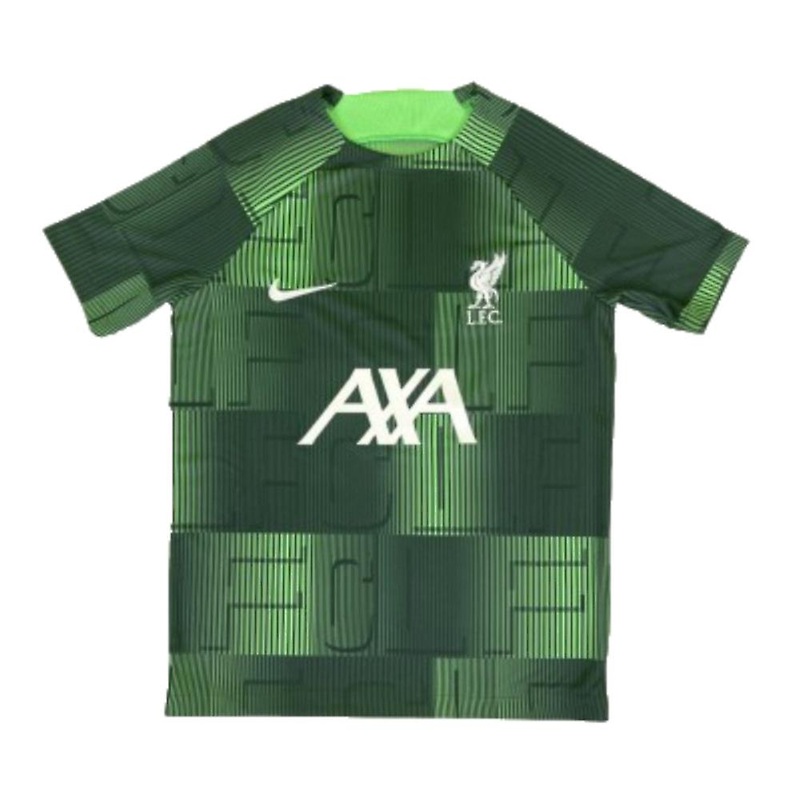 2023-2024 Liverpool Academy Pre-Match Shirt (Green) – Kids