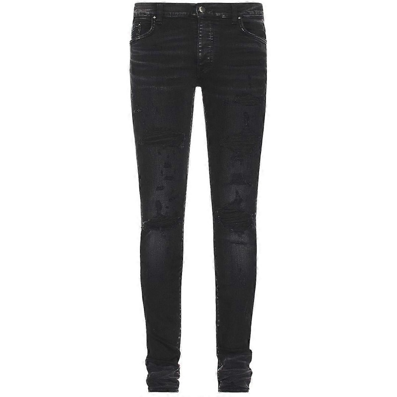 Amiri Slim Fit Thrasher Plus Aged Black Denim Jeans