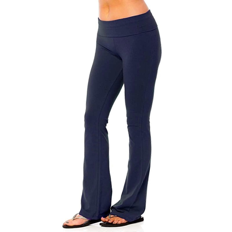 Yoga Leggings For Women Full-Length Navy Size L For Fitness And Running