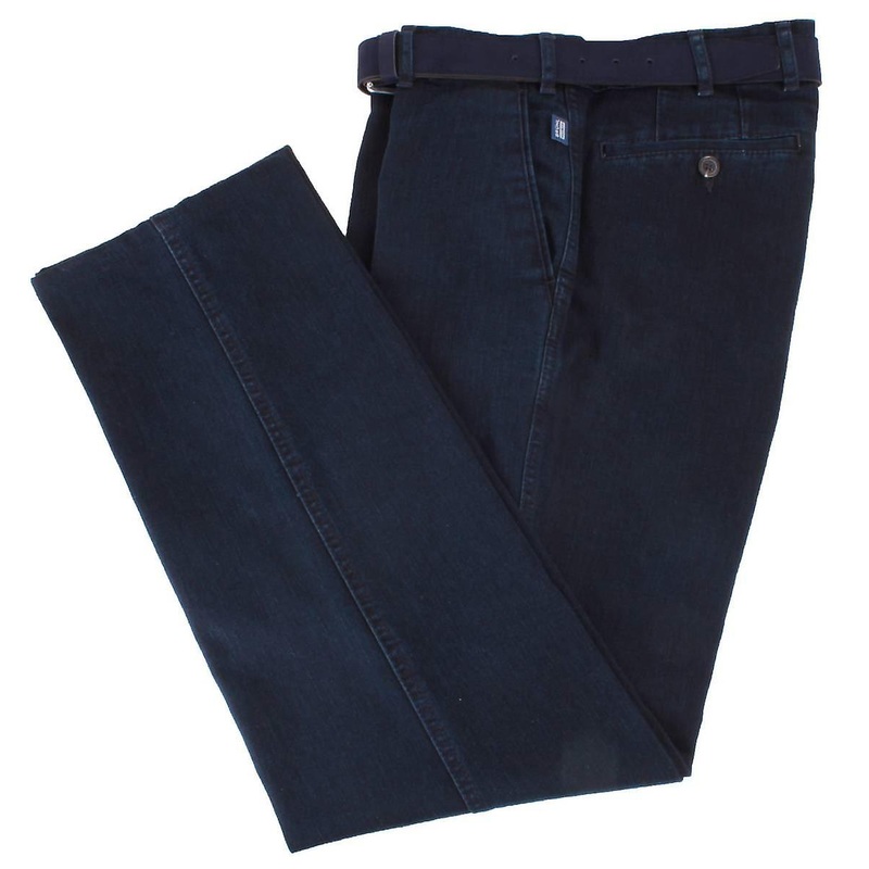 BRUHL Montana Bi-Stretch Denim Jeans – Stoned Blue