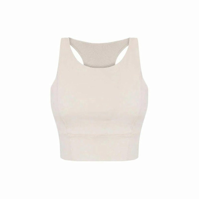 Womens Sports Top Black Limba Diardi  Cream