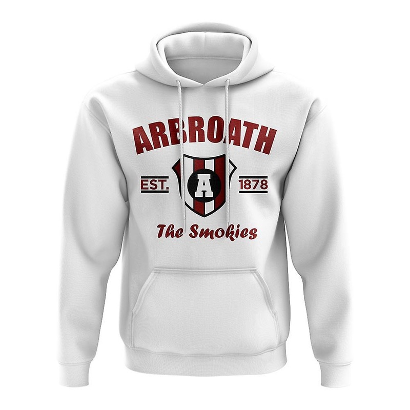 Arbroath Established Football Hoody (White)