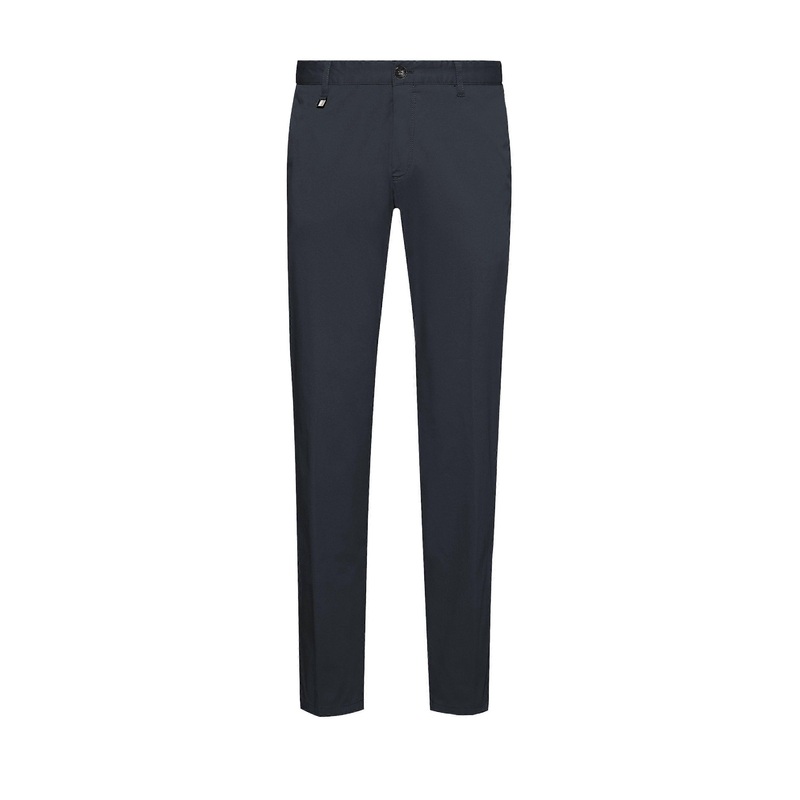 Boss Black C-genius-w-2337 Cotton Trousers Dark Blue