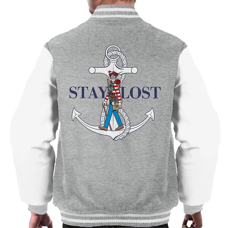 Where’s Wally Stay Lost Men’s Varsity Jacket