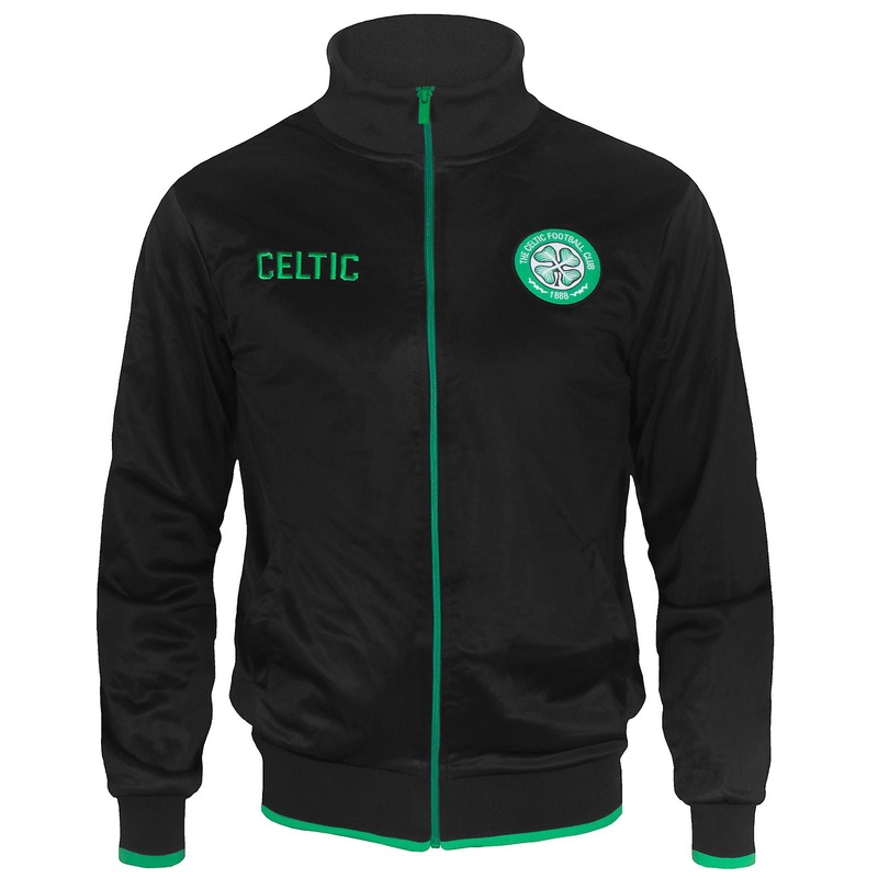 Celtic FC Mens Jacket Track Top Retro OFFICIAL Football Gift